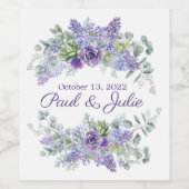 Persoonlijk wijnlabel wijn etiket (Enkel label)