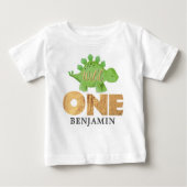 Persoonlijk WILD ONE Dinosaur First Birthday Bab (Voorkant)