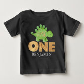 Persoonlijk WILD ONE Dinosaur First Birthday Bab (Voorkant)