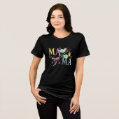 Persoonlijk Wildflower Mama T-Shirt (Voorkant volledig)