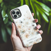 Persoonlijk Wildflower-patroon iPhone Hoesje