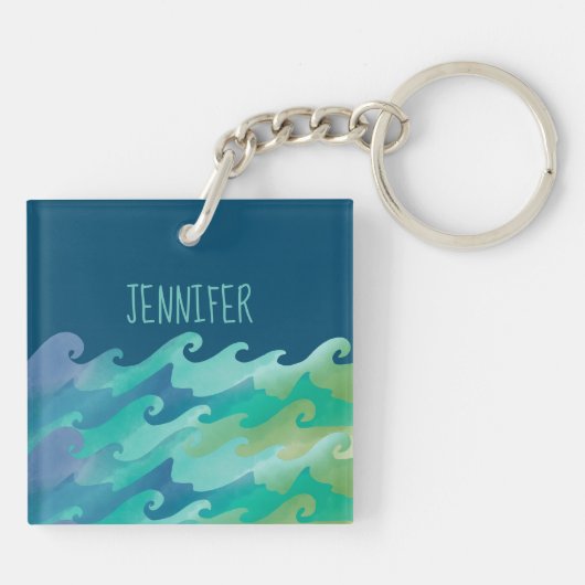 Persoonlijk winkelleven sleutelhanger (Achterkant)