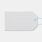 Persoonlijk winter geometrisch patroon cadeaulabel (Voorkant (Horizontaal))