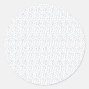 Persoonlijk winter geometrisch patroon ronde sticker
