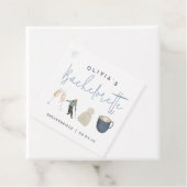 Persoonlijk Winter Ski Resort Bachelorette-feest Bedankjes Labels (In situ)