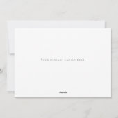 Persoonlijk winterrood schuur watercolor landschap feestdagenkaart (Achterkant)