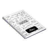 Persoonlijk wiskunde notitieboek ontwerp klassiek (Rechterzijde)