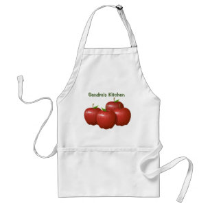 Persoonlijk wit appelthema schort