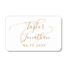 Persoonlijk Wit en Goud - Minimale bruiloft