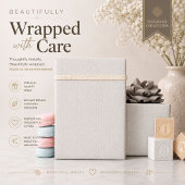 Persoonlijk wit kerstcadeaupapier cadeaupapier