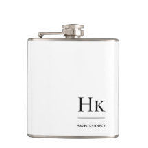 Persoonlijk wit monogram
