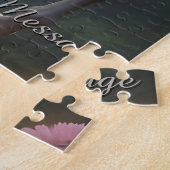 Persoonlijk Witte Eenhoorn Bos Legpuzzel (Zijkant)