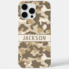 Persoonlijk Woestijncamouflage iPhone 16 Pro Max Hoesje