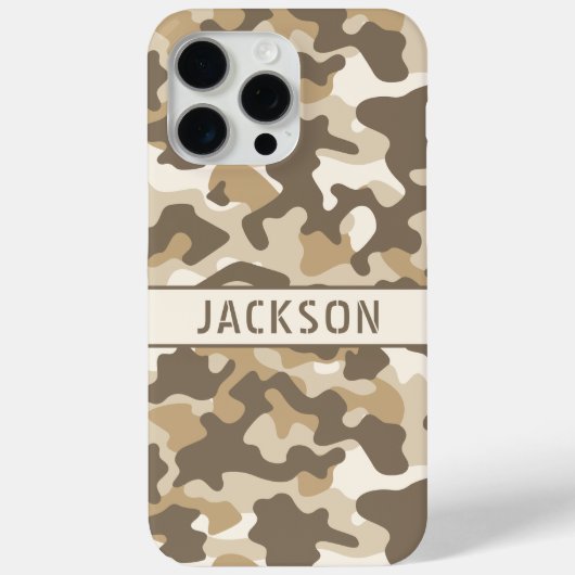 Persoonlijk Woestijncamouflage Case-Mate iPhone Case (Achterkant)