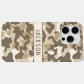 Persoonlijk Woestijncamouflage Case-Mate iPhone Case (Achterkant (horizontaal))