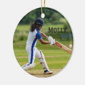 Persoonlijk woonaccessoire voor Cricket Moeder Lev Keramisch Ornament (Links)