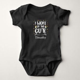 Persoonlijk word ik wakker van dit geschenk Baby Romper
