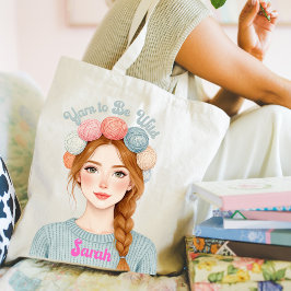 Persoonlijk | Yarn to Be Wild Boodschappentas Tote Bag