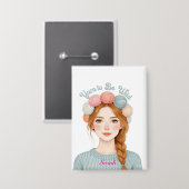 Persoonlijk | Yarn to Be Wild Knop  Button (Voorkant / Achterkant)