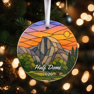 Persoonlijk Yosemite Half Dome Acryl Ornament, Ornament