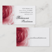 Persoonlijk Zacht Roos Sjabloon Visitekaartje (Voorkant / Achterkant)