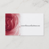 Persoonlijk Zacht Roos Sjabloon Visitekaartje (Achterkant)