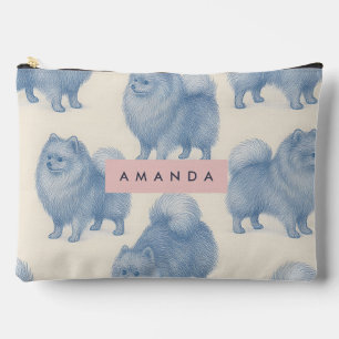 Persoonlijk Zachte en Knuffelende Pomeranian Patro Etui