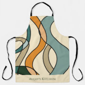 Persoonlijk zachte moderne keuken abstract schort (Voorkant)
