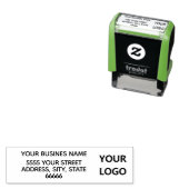 Persoonlijk Zakelijk Adres Zelfinktkussen Stempel (In situ)