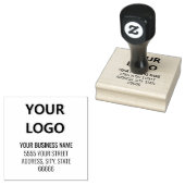 Persoonlijk Zakelijk Logo Adres Rubber Stempel (Gestempeld)