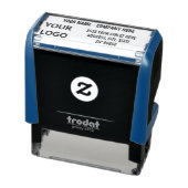 Persoonlijk zakelijk logo naam adres stempel (Product)