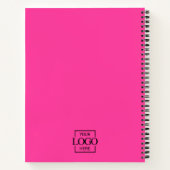 Persoonlijk zakelijk logo promotie notitieboek (Achterkant)