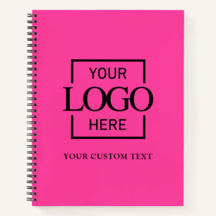 Persoonlijk zakelijk logo promotie notitieboek