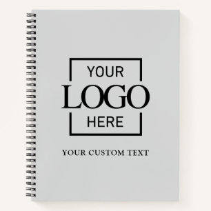 Persoonlijk zakelijk logo promotie notitieboek