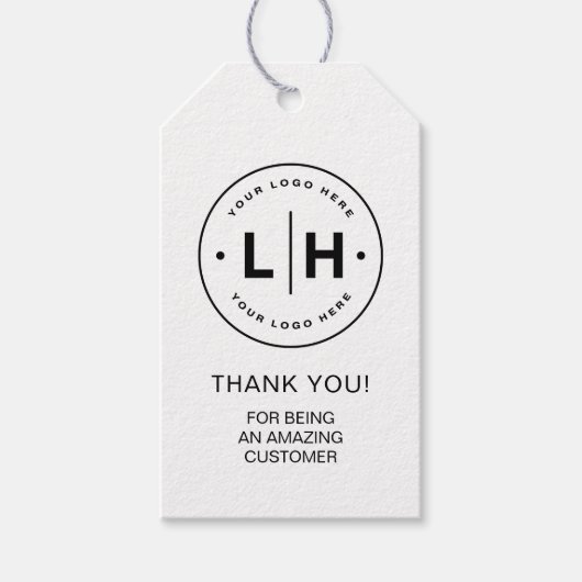 Persoonlijk Zakelijk Logo Promotioneel Cadeaulabel (Voorkant)