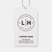 Persoonlijk Zakelijk Logo Promotioneel Cadeaulabel (Achterkant)