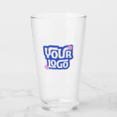 Persoonlijk Zakelijk Logo Promotionele Bulk Bier Glas (Voorkant)