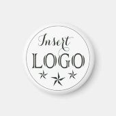 Persoonlijk Zakelijk Logo Rond Magneet (Voorkant)