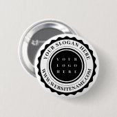 Persoonlijk Zakelijk Logo Ronde Button 5,7 Cm (Voorkant /achterkant)