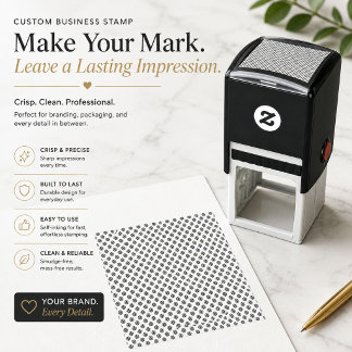 Persoonlijk Zakelijk Logo Stempel