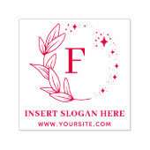 Persoonlijk Zakelijk Monogram Zelfinktende Stempel (Design)