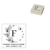 Persoonlijk Zakelijk Monogram Zelfinktkussen Stemp Rubberstempel (Gestempeld)