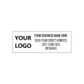 Persoonlijk Zakelijk Naam Logo Adres Stempel (Design)