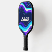 Persoonlijk ZANE Violet Cyan Pickleball Paddle (Links)
