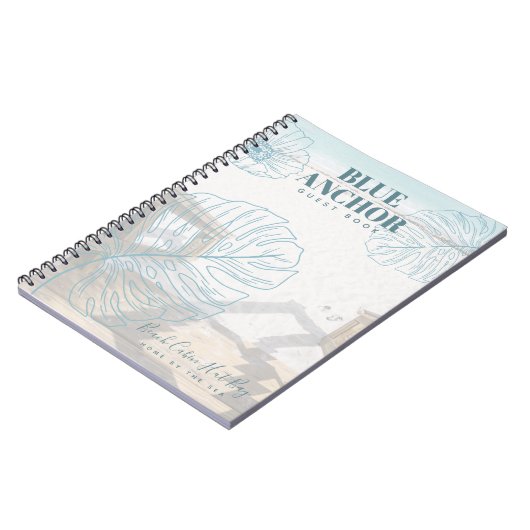 Persoonlijk Zee Beach Front Cabin Hut GUEST BOOK Notitieboek (Linkerzijde)