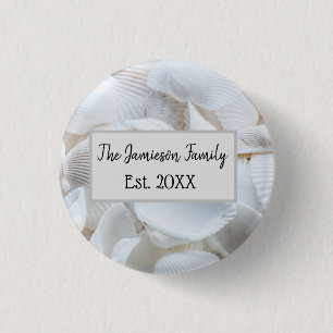 Persoonlijk Zee Shell van de Familie    Ronde Button 3,2 Cm