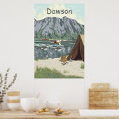 Persoonlijk Zeervliegtuig Poster (Keuken)