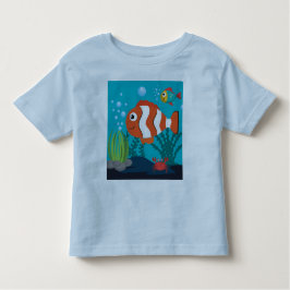 Persoonlijk Zeewier-Patroon Vis Krab Zeewier  Kinder Shirts