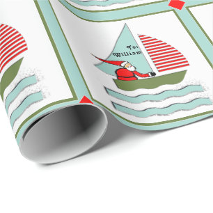 Persoonlijk zeil Kerstcadeau Cadeaupapier