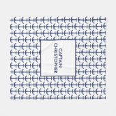 Persoonlijk Zeilthema Dekbed Fleece Deken (Voorkant (Horizontaal))
